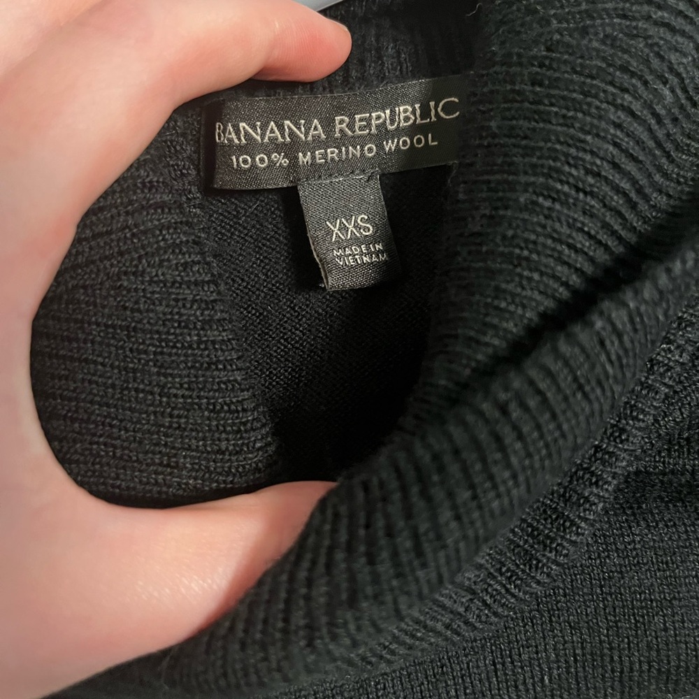 Banana Republic Black Turtleneck Sweater